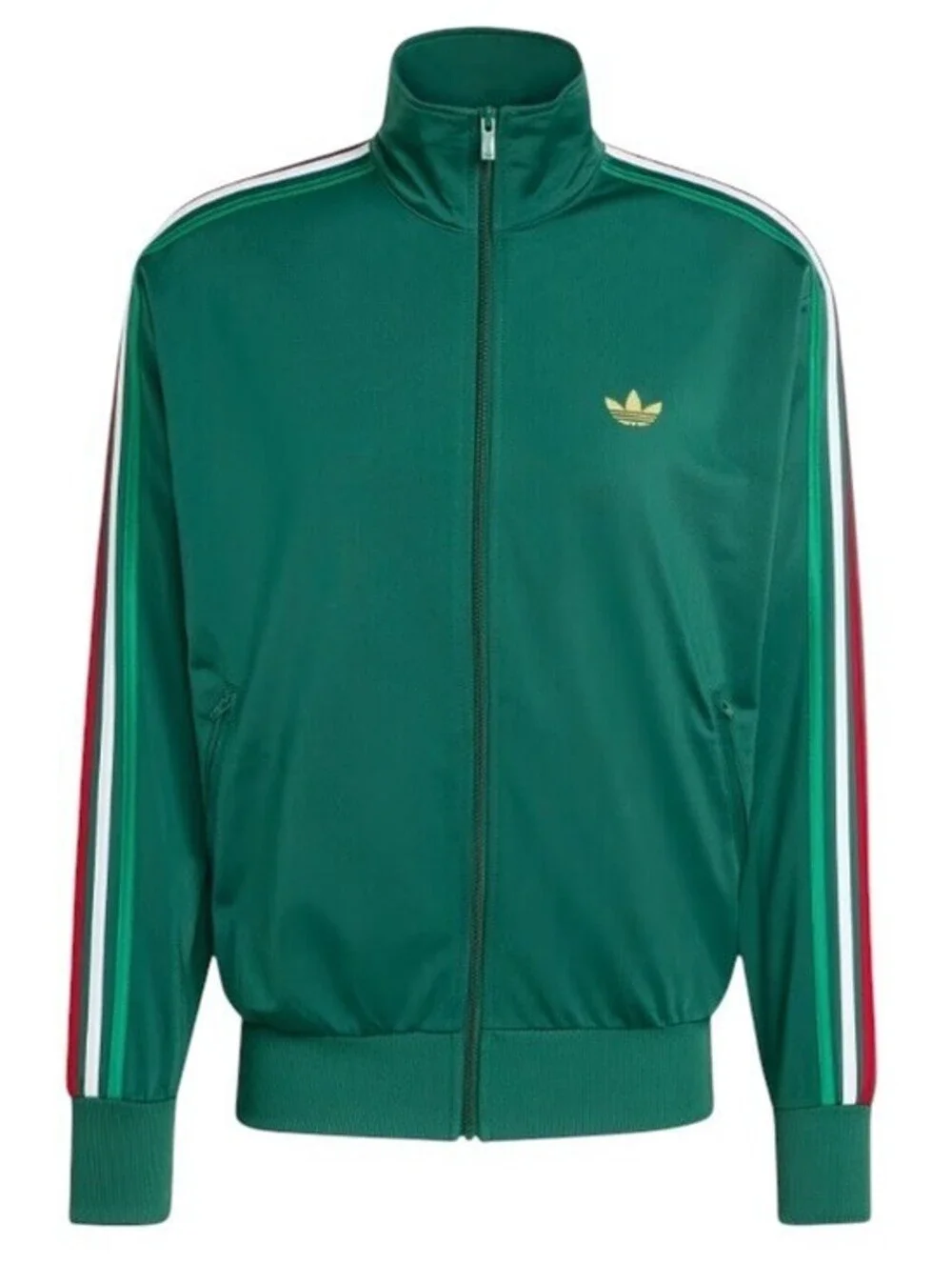 Adidas Originals Firebird Suit Jacket & Pants DARK GREEN Red White Men's LARGE L